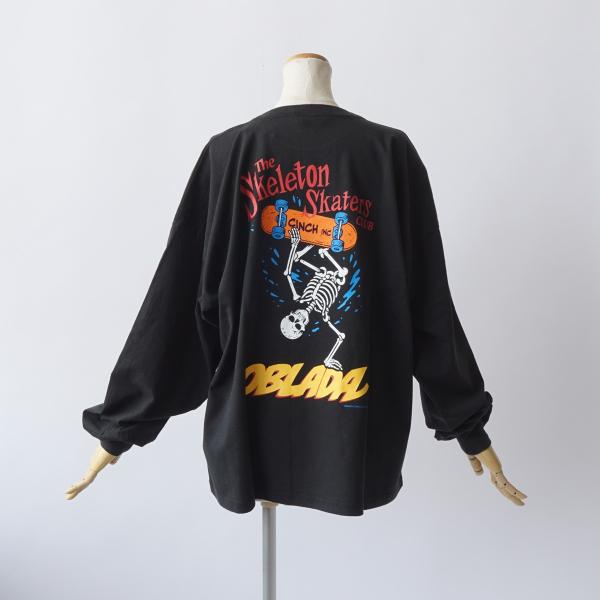 Oblada/オブラダ・Skeleton Long Tee