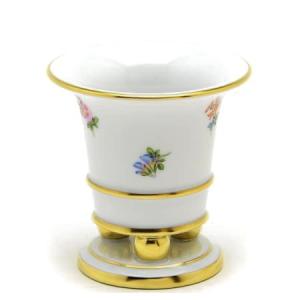ヘレンド（HEREND） 花瓶(高さ:14cm) ロスチャイルドバード(07003/RO-5