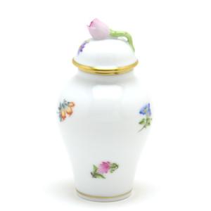 ヘレンド 花瓶 ウィーンの薔薇・シンプル 手描き 磁器製 花器 ヘレンド 花瓶 ウィーンの薔薇・シンプル 手描き 磁器製 花器