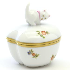 ヘレンド（HEREND） ウィーンの薔薇(06026/VRH)小物入れ(直径:17cm