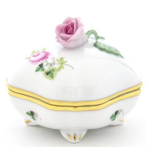 ヘレンド（HEREND） ウィーンの薔薇・シンプル(06054/VRHS) 卵形小物