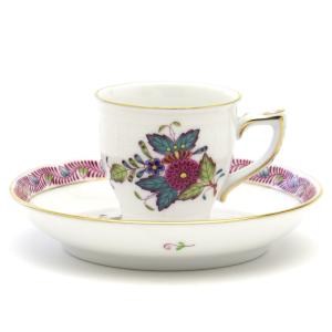 ヘレンド（HEREND） エスプレッソカップ(50cc)＆ソーサー 忘れな草