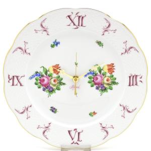 ヘレンド（HEREND） 掛け時計 ロスチャイルドバード(B) 手描き 磁器製