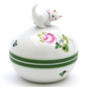 ヘレンド（HEREND） ウィーンの薔薇・シンプル ボンボン入れ 卵形小物