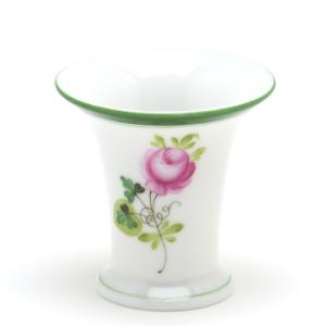 ヘレンド 花瓶 ウィーンの薔薇・シンプル 手描き 磁器製 花器 ヘレンド 花瓶 ウィーンの薔薇・シンプル 手描き 磁器製 花器