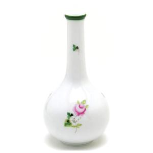 ヘレンド 花瓶 アポニーグリーン 手描き 磁器製 花活け 飾り壺