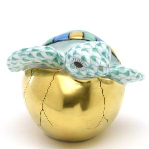 ヘレンド（HEREND） 梟置物(高さ:29.5cm) 本の上のフクロウ(L)(05079