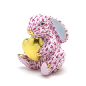 ヘレンド 猫(ミニ) 置物 グルーミングキャット 赤色の鱗模様