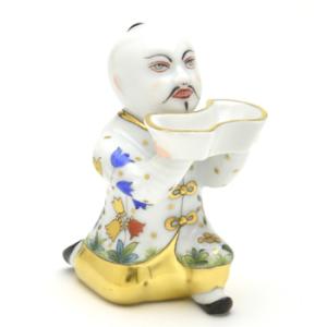 ヘレンド（HEREND） 人形置物 お給仕マンダリン(S)(高さ:7cm