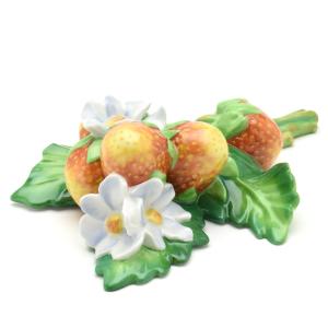 ヘレンド（HEREND） 丸形小物入れ(高さ:9cm)猫飾り ミルフルール(06033