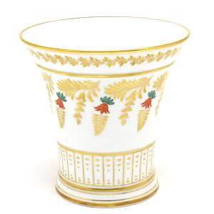 ジノリ1735 フラワーベース　花瓶　 グランデューカ 002000014662.jpg