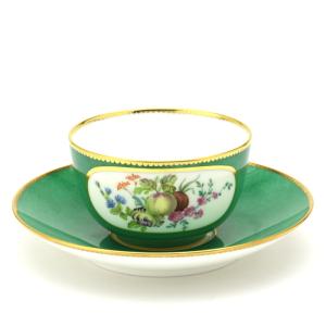セーブル(Sevres) デミタスコーヒーカップ(80cc)＆ソーサー リトロン