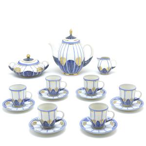 セーブル コーヒーカップ+デザート皿(6pc) リトロン クラウ セーブル コーヒーカップ+デザート皿(6pc) リトロン クラウ