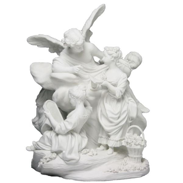 セーブル 白磁人形 恋愛教育 飾り物 ギリシャ神話 1997年復刻 フランス製 Sevres