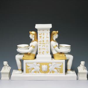 セーブル(Sevres) 白磁金彩 古代エジプト...の商品画像