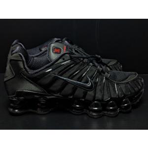 26cm AR3566-002 WMNS NIKE SHOX TL Black and Max Orange ウィメンズ 