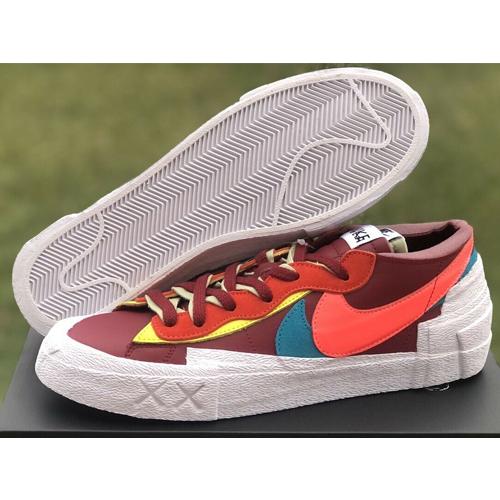 26.5cm DM7901-600 NIKE sacai KAWS BLAZER LOW Team ...