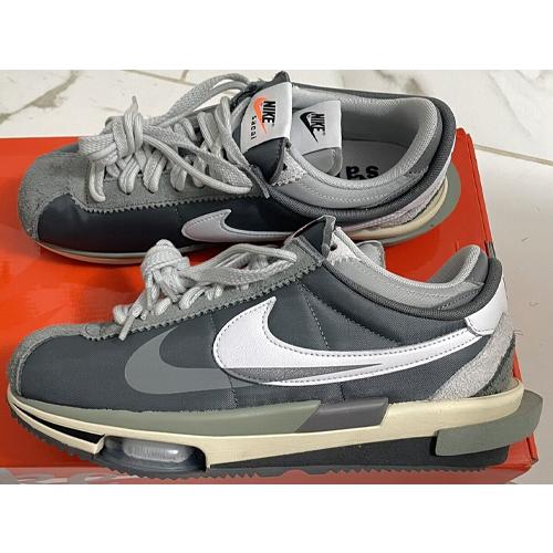 30cm DQ0581-001 NIKE ZOOM CORTEZ SP sacai Iron Gre...