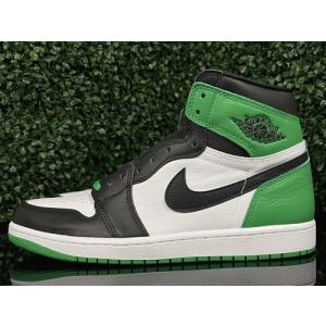 27.5cm DZ5485-031 AIR JORDAN 1 RETRO HIGH OG Black and Lucky Green