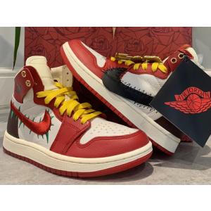 24.5cm DV1304-106 WMNS AIR JORDAN 1 HIGH ZOOM CMFT 2 Valentine's