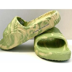 23.5cm GY1597 ADIDAS ADILETTE 22 SLIDES Magic Lime St Desert Sand アディダス アディレッタ サンダル マジック ライム デザート サンド｜heretic