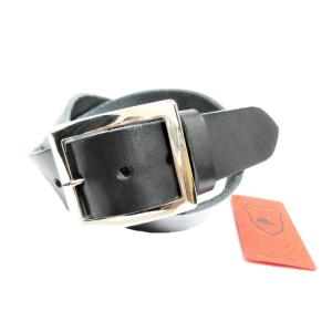 真鍮製八角バックル 栃木レザーベルト チョコ 40mm幅 本革 日本製