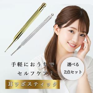 フェイスポインター バネ式 ノック式 スティック てい鍼 美顔 耳つぼ