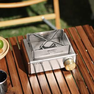正規代理店 ThousWinds KOVEA CUBE 真鍮ノブ カセットコンロ 正規代理店 ThousWinds KOVEA CUBE 真鍮ノブ カセットコンロ