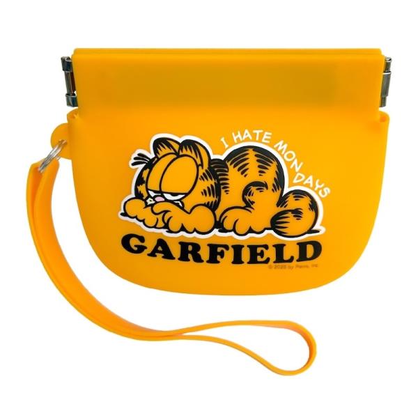 レターパックプラス対応 ガーフィールド シリコンポーチ 小銭入れ 財布 小さいポーチ 小さいコスメポ...