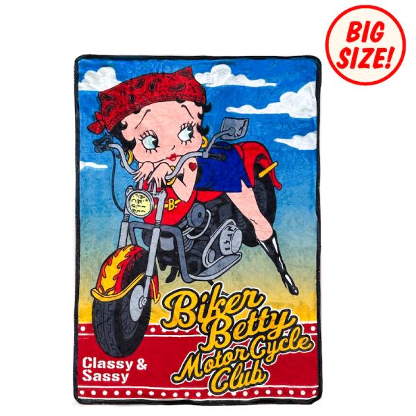 BETTY BOOP ベティブープ ボアブランケット 大判 140cm×200cm ふわふわ もこも...