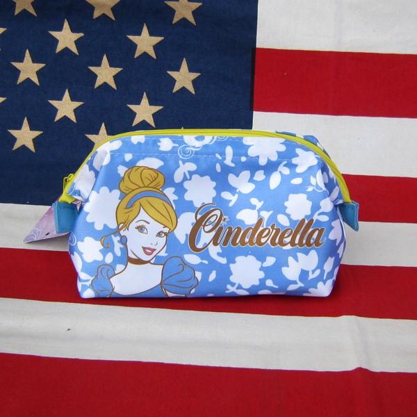 レターパックプラス対応 ディズニー プリンセス ワイヤーポーチ シンデレラ 出し入れ簡単 大容量 ペ...