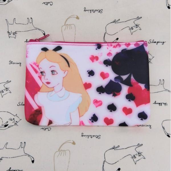レターパックプラス対応 ディズニー ペンポーチ 不思議の国のアリス プリンセス 文房具 ペンケース ...