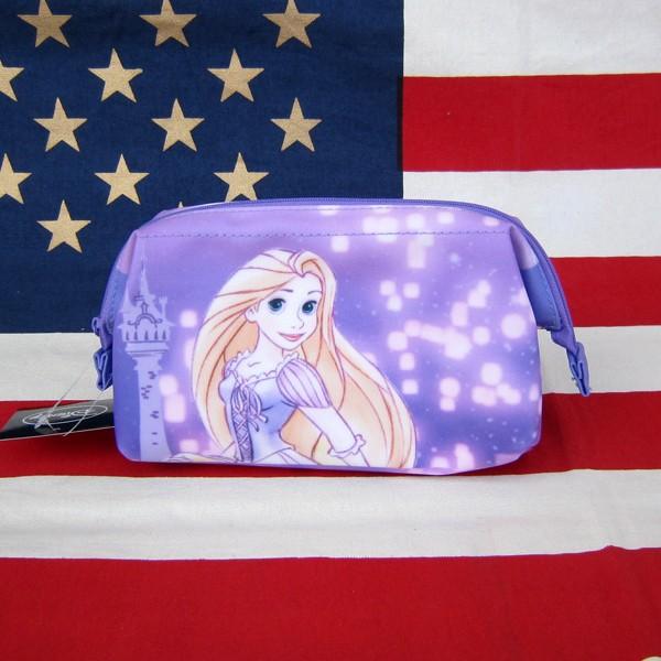 レターパックプラス対応 ディズニー プリンセス ワイヤーポーチ ラプンツェル 出し入れ簡単 大容量 ...