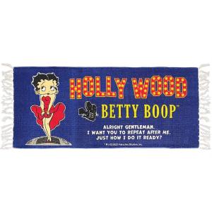 BETTY BOOP ベティブープ キッチンマット ハリウッド ブルー ロングマット 50×120c...