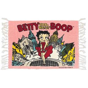 レターパックプラス対応 BETTY BOOP ベティブープ フロアマット NEW YORK ショート...