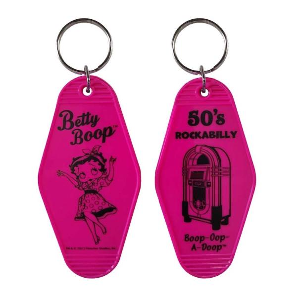 レターパックプラス対応 BETTY BOOP ベティブープ ホテルキー キーホルダー 50&apos;s ピン...