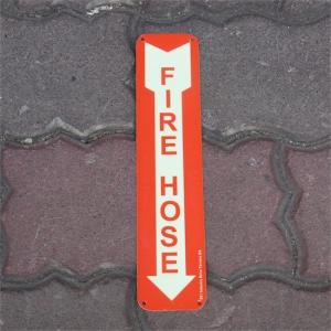 レターパックプラス対応 US セキュリティサイン FIRE