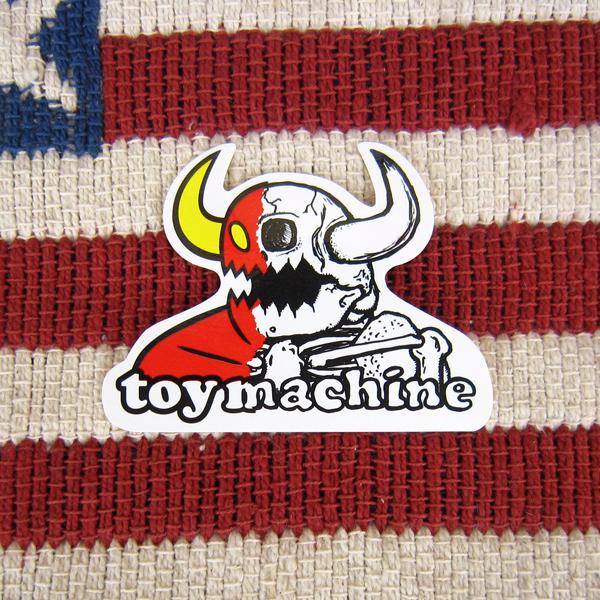 レターパックプラス対応 TOY MACHINE トイマシーン ダイカットステッカー B 防水 スケー...