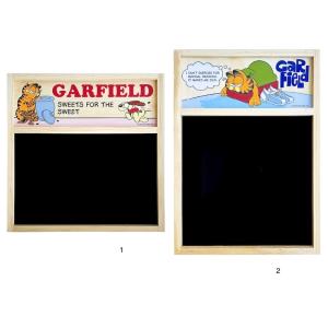 ガーフィールド ウッド ブラックボード 水性マーカーで書いて消せる マグネットボード 木製 壁掛けブ...