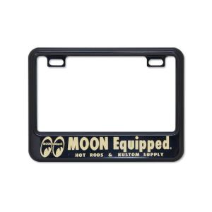 レターパックプラス対応 MOONEYES ムーンアイズ 50cc〜125cc専用 バイク用ナンバーフレーム MOON Equipped 原付1種2種対応 バイク雑貨 スモールモーター