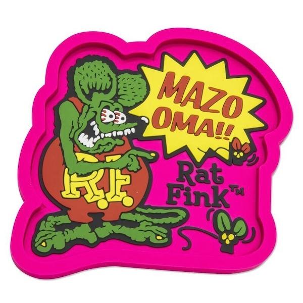 レターパックプラス対応 RAT FINK ラバートレイ 小物入れ ゴム製トレイ 鍵置き ガレージ キ...