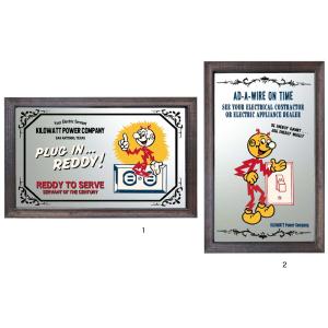 パブミラー 木製 レーズン かわいい 鏡 RAISIN キャラクター