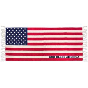 U.S.FLAG キッチンマット U.S.フラッグ 星条旗 アメリカ国旗柄 ロングマット マット 玄...