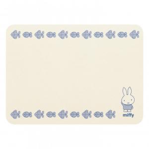 センコー ミッフィー さかなのこうしん 珪藻土バスマット 約40×55cm ブルー 45470