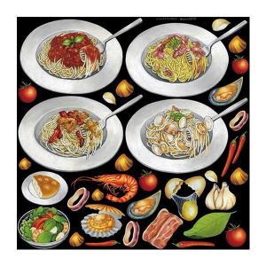 Pデコレーションシール　6274 ミドル レストラン パスタ