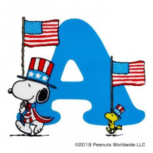 全国送料無料 Snoopy スヌーピー イニシャルステッカー アルファベットa Sn211 B03 Panfam 通販 Yahoo ショッピング