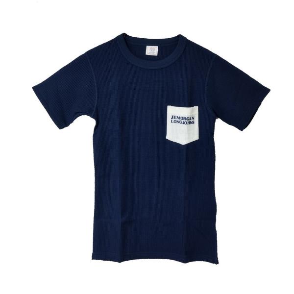 JEMORGAN サーマル プリントＴシャツ 半袖 ポケット付き 88.紺 Ｓ〜ＸＬサイズ 6021...