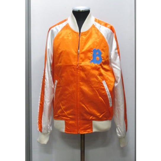 サテン ジャンパー Angel Sサイズorフリーサイズ オレンジ 日本製 1308 エンジェル