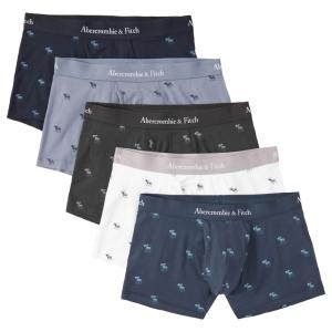 【並行輸入品】アバクロンビー&フィッチ メンズ ボクサーパンツ ( ５枚セット 箱入り ) Abercrombie&Fitch 5-Pack Trunks (5color) 【返品・交換不可】｜herobox