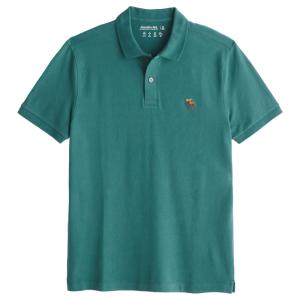 【並行輸入品】【メール便送料無料】アバクロンビー&フィッチ メンズ ポロシャツ ( 半袖 ) Abercrombie&Fitch Signature Icon Polo (グリーン)